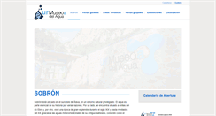 Desktop Screenshot of museoagua.com
